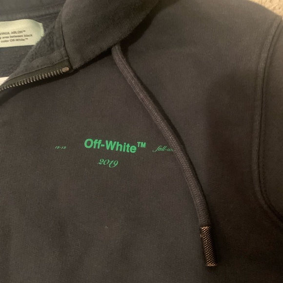Off white zip up - Picture 3 of 9